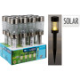 LAMPADA A ENERGIA SOLARE  INOX  cm 10 x h.26