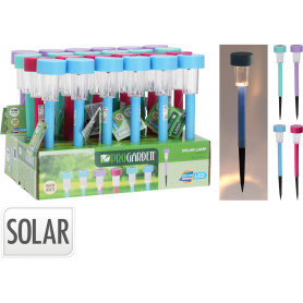 LAMPADA IN PLASTICA AD ENERGIA SOLARE cm 5 x h.36