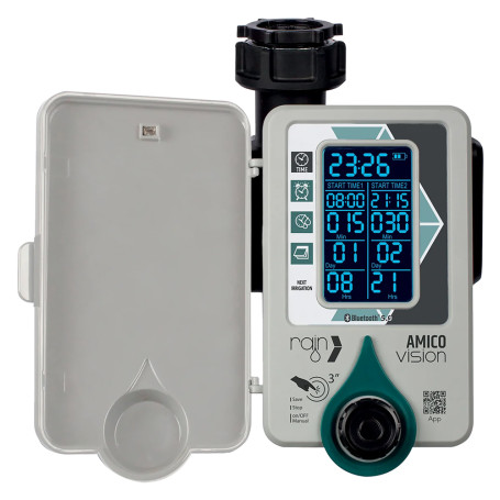 CENTRALINA PER IRRIGAZIONE DA RUBINETTO SMART  AMICO VISION  attacco 1 Fattacco 1 F - 1 zona