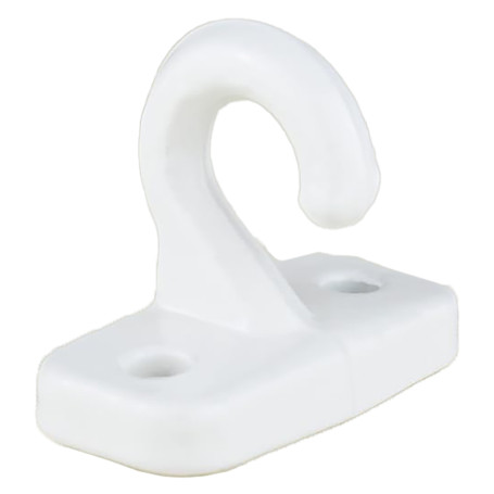 GANCIO PER BRACCETTI TENDA DA SOLE A CADUTA colore bianco