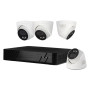 KIT VIDEOSORVEGLIANZA  455051  NVR 8 canali + 4 telecamere Dome 4 MPX