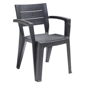 SEDIA IN POLIPROPILENE  EMMA  grafite