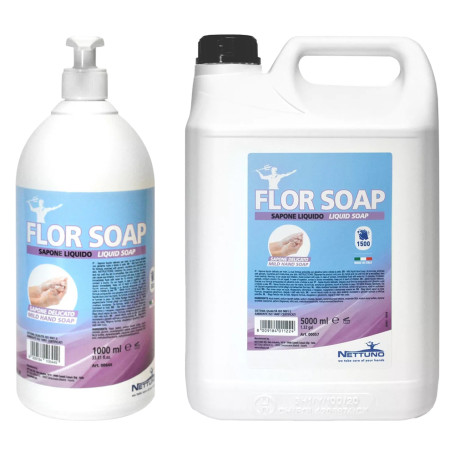 SAPONE LIQUIDO  FLOR SOAP  ml 1000 con dosatore