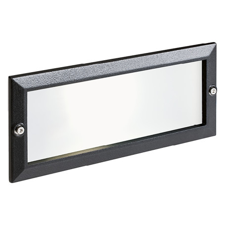 SEGNAPASSO INCASSO RETTANGOLARE APERTO  ESCAPE  E27 - 10 W - bianco