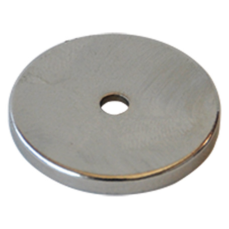 BOTTONE MAGNETICO CON FORO SVASATO  diametro  mm 15 - forza 6 kg