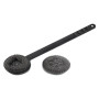 SPAZZOLA PER GRIGLIE CON SPUGNA ACCIAIO cm. 45