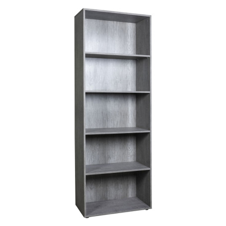LIBRERIA LINEA  FLOW  5 ripiani - cm.35 x 68 x h.200 cemento