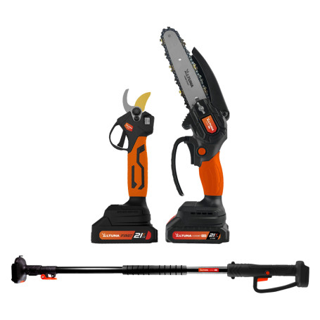 KIT POTATORE CON FORBICI A BATTERIA  AFKIT  set 2 pezzi