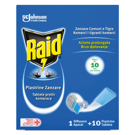 ANTIZANZARE ELETTRICO A PIASTRINE  BASE  con 10 ricariche