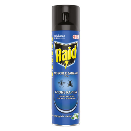 INSETTICIDA SPRAY  MOSCHE E ZANZARE PLUS  ml 400