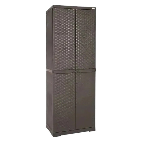 ARMADIO ALTO  RATTAN WENGE  cm 65x P 45x H 178