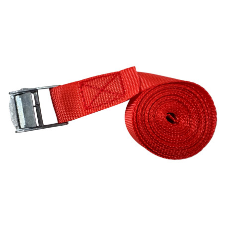 NASTRO DI FISSAGGIO CON FIBBIA mt.5 x mm 25 - verde - cf 1 pz