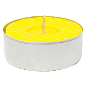 CANDELA CON CITRONELLA  TEALIGHT  blister da 10 pezzi - d.3