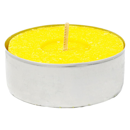 CANDELA CON CITRONELLA  TEALIGHT  blister da 10 pezzi - d.3
