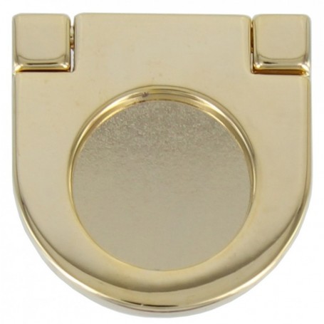 MANIGLIA INCASSO ART.E3262 MM.36X36 ORO LUC.