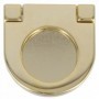 MANIGLIA INCASSO ART.E3262 MM.36X36 ORO LUC.
