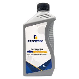 OLIO MOTORE SINTETICO PER AUTOVETTURE SAE 5W40 - lt. 1