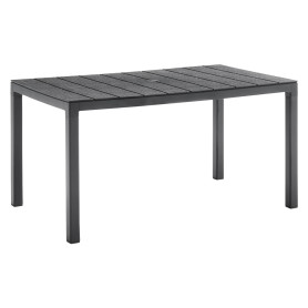 TAVOLO IN POLIPROPILENE SINGOLO  KING  cm 146x86x h.74 - grafite