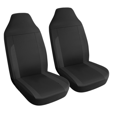 COPRISEDILE  NIZZA NERO  set da 4 pezzi - 2 sedili + 2 poggitesta