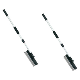 SPAZZOLA PULIVETRO PER AUTO  CLEAR  con manico telescopico