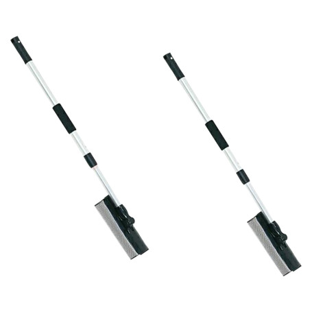 SPAZZOLA PULIVETRO PER AUTO  CLEAR  con manico telescopico