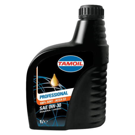 OLIO MOTORE PER BENZINA DIESEL 0W30 - 100% sint. ACEA C2 lt. 1