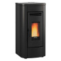STUFA A PELLET VENTILATA  KLAUDIA 5.0 EVO  8 kW - colore nero
