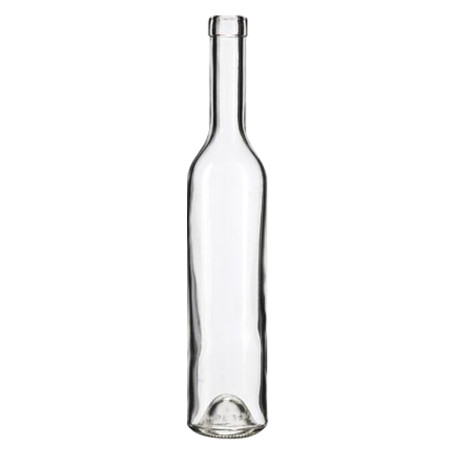 BOTTIGLIA IN VETRO PER DISTILLATI  BORDOLESE  500 ml - colore bianco
