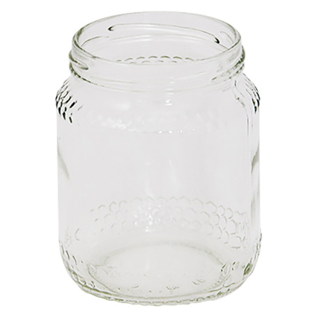 VASO VETRO  BOCCACCIO  PER ALIMENTI TIPO  MIELE  780 ml - imbocc.  diametro  82 mm