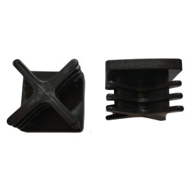 PUNTALE QUADRO ALETTATO mm 25 x 25