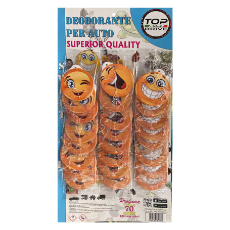 ESPOSITORE DEODORANTI AUTO  SWEET AIR  24 pezzi
