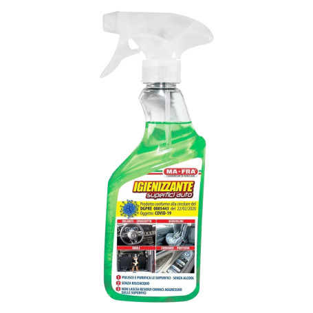 DETERGENTE IGIENIZZANTE  SUPERFICI AUTO  ml 500
