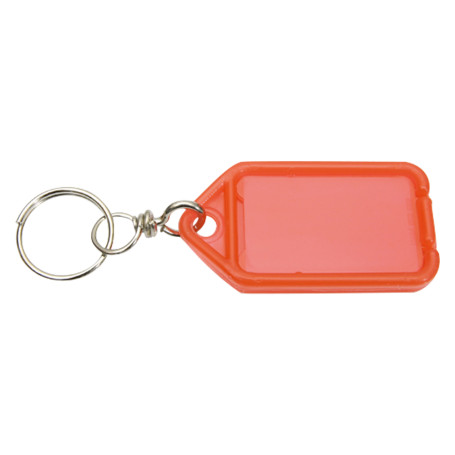 TARGHETTA PORTACHIAVI CON SEGNANOME mm. 50x30 con givolare cf. 100 pz