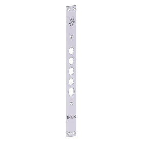 FRONTALE PER SERRATURE PORTE BLINDATE interasse mm 28 - 5 fori