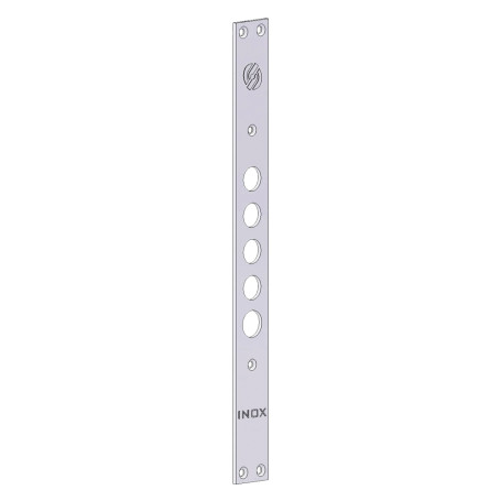 FRONTALE PER SERRATURE PORTE BLINDATE interasse mm 28 - 5 fori