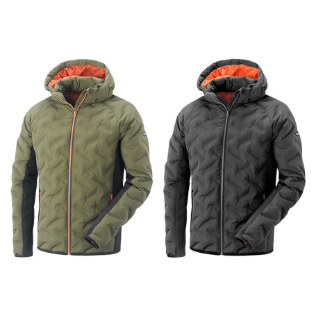GIACCA IMBOTTITA  DAKOTA  taglia M - nero/arancio