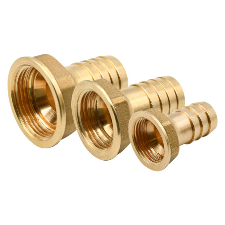 RACCORDO PORTAGOMMA IN OTTONE  diametro  30 - 1  1/4