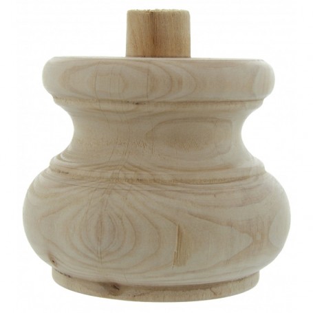PIEDE LEGNO GREZZO ART.53008 MM.95X75