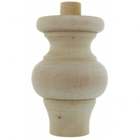 PIEDE LEGNO GREZZO ART.53009 MM.78X115