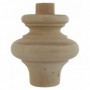 PIEDE LEGNO ONTANO ART.53014 MM.80x80