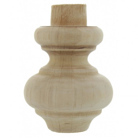 PIEDE LEGNO ONTANO ART.53012 MM.52X75