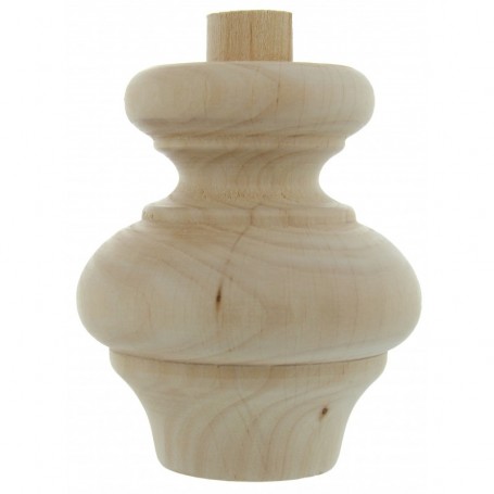 PIEDE LEGNO ONTANO ART.53012 MM.88x100