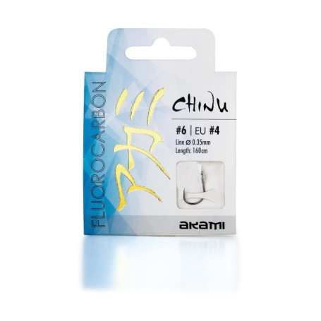 AKAMI HOOKS TIED SERIE CHINU FLUOROCARBON