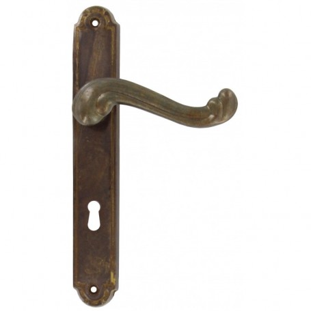 MANIGLIA OTTONE BRONZATO BAROCCO Q. 8 90