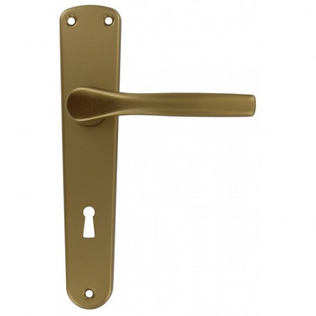 MANIGLIA ANODIZZATA BRONZO Q.8 70*
