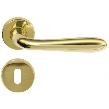 MANIGLIA C ROSETTA 'AGNONE' ORO