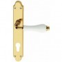 MANIGLIA "DALIA" 8 85 F.Y. OLV PORCELL.BIANCA