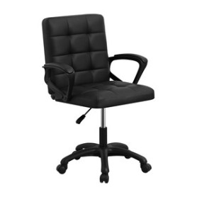 POLTRONA A GAS C\BRACCIOLI BEA PU NERO POLTRONA A GAS C\BRACCIOLI BEA PU NERO