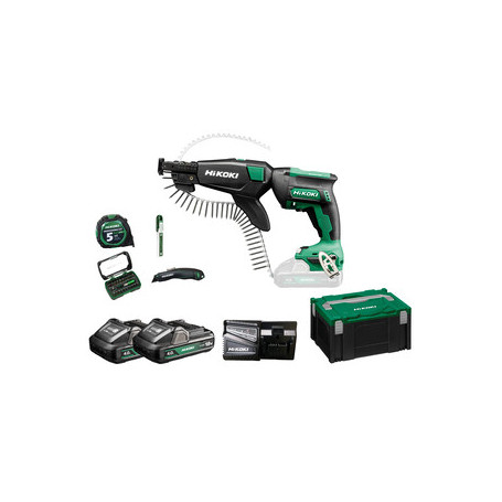 HIKOKI AVVITATORE CARTON W18DB 18V 10NM +CARIC+ACC