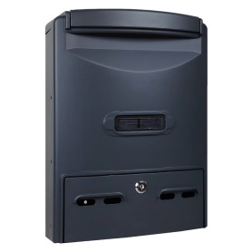 CASSETTA POSTALE  PRIMULA  cm 29 x 10 x H.39 - grigio